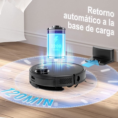 Robot Aspirador y Friegasuelos Laser Aigostar